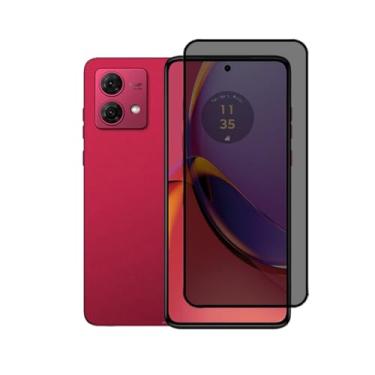Imagem de Película de Vidro Temperado Privacidade Anti Espionagem Compatível Com Moto G84 - (Hard Glass Store)
