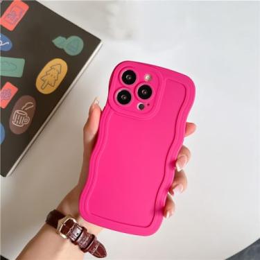 Imagem de Capa traseira onda encaracolada de cor sólida para Huawei P60 Art P50 P40 P30 Lite XL Mate 60 50 40 30 20 Pro Slim TPU Capa de telefone de silicone, rosa, para P40 Pro