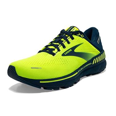 Imagem de Brooks Tênis de corrida masculino Adrenaline GTS 22 Supportive, Vida noturna/Titã, 42