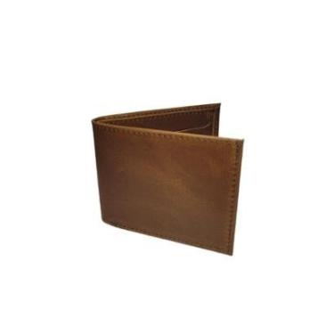 Imagem de Porta Cartoes Carteira Lisa Couro Masculina Slim Compacta Dinheiro Documento Design Moderno-Masculino