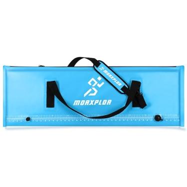 Imagem de MORXPLOR Bolsa térmica térmica para pesca de 102 x 43 cm, bolsa térmica para matar peixes com válvula de drenagem, bolsa térmica grande, sacolas de entrega de comida, sacolas de mercearia