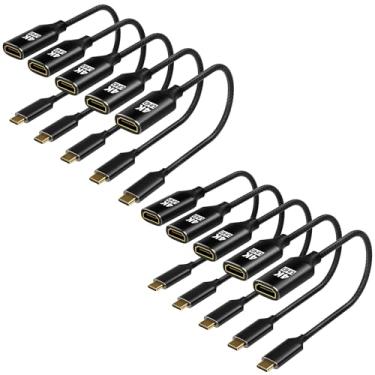 Imagem de RUIZHI Adaptador USB C para HDMI 4K a 60Hz pacote com 10, [compatível com Thunderbolt 3/4] Adaptador USB tipo C para HDMI, desempenho inovador, compatível com iPhone 15 Pro/Max, MacBook Pro/Air, iPad,