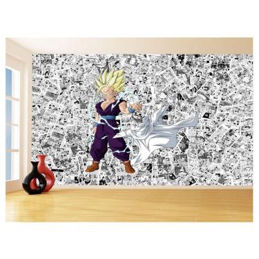 Imagem de Papel De Parede 3D Dragon Ball Goku Gohan Anime 3,5M Dbz604
