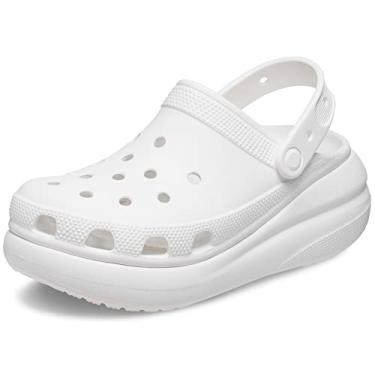 Imagem de Sandália crocs classic crush platform clog white - 36