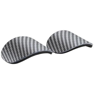 Imagem de UGPLM 2 pçs mini caneleiras de futebol protetor, acessórios de engrenagem leve proteção de perna compacta, treinamento de futebol para crianças femininas