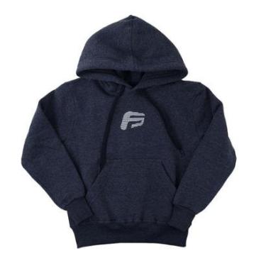 Imagem de Blusa Moletom Infantil Freesurf Nice Preto Mescla - 13100-Unissex