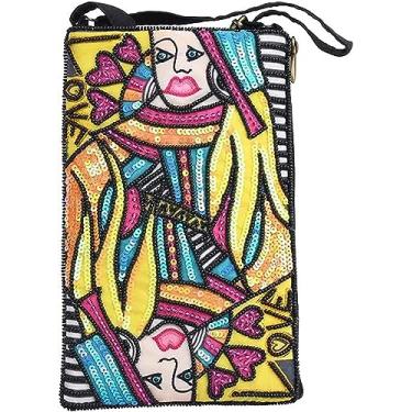 Imagem de Bamboo Trading Queen of Hearts by Sarah Walters Club Bag, 19 cm de altura, acessórios femininos, moda, bolsa de viagem, Multicor, 4.5" W x 7.5" H