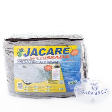 Imagem de Capa cobrir carro jacaré 100% forrada frontier cabine dupla - BEZI