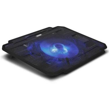 Imagem de Suporte Notebook Base Até 17" Com Cooler C/Led - PONTO DO NERD