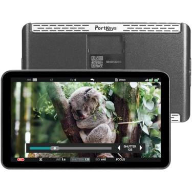 Imagem de Monitor de campo de câmera Portkeys LH7P Monitor de câmera com tela sensível ao toque de 7 '' 1000nit Monitor de filmadora de controle sem fio para A7S III / FX30 / ZV-E10, BMPCC 4K / 6K / 6K Pro