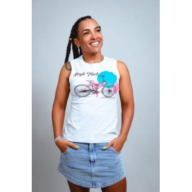 Imagem de Regata Feminina Branca Single Track, Branco, G