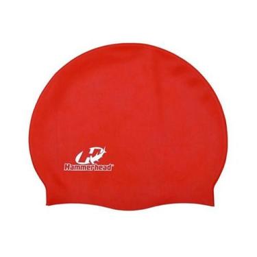 Imagem de Touca natação silicone hammerhead, Vermelho