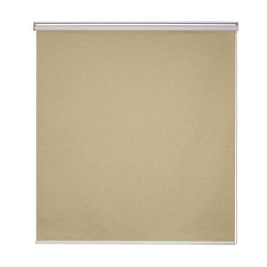 Imagem de Persiana Rolo Blackout Textil Standard 2,00 X 2,20 Bege, Branco - Lumi