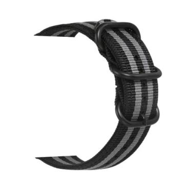 Imagem de Pulseira Nylon Force Compatível Com W68+ Ultra Series 8 - Poolsy, Pret