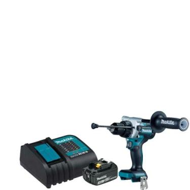 Imagem de Furadeira Parafusadeira Makita A Bateria 18v 3ah Dhp486z Bivolt, Bivol