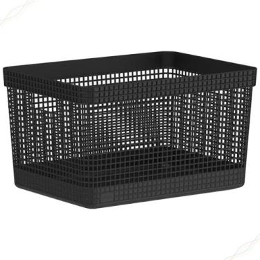 Imagem de Cesto Organizador Caixa Grid Grande Roupas Brinquedos Diversos Multius