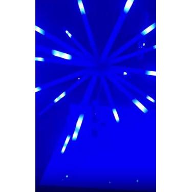 Imagem de Led Ouriço Estrela Sputnik 180 Led 20 Bastões Funções Festa, Aniversár