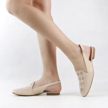 Imagem de Mocassim Slingback Detalhe - NEFTALI, Nude, 35