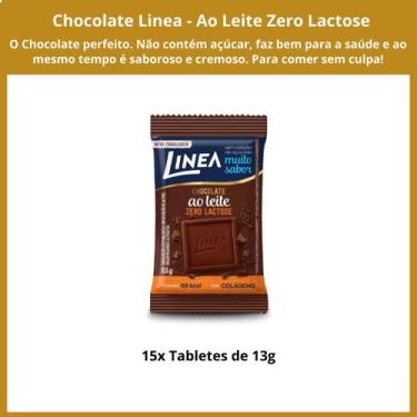 Imagem de Chocolate Linea 15 De 13G Zero Açúcar Ao Leite Zero Lactose