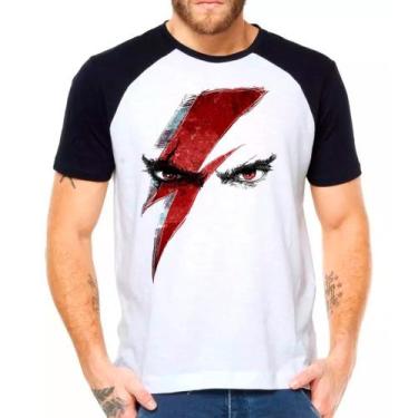 Imagem de Camiseta Masculina Raglan Branca Kratos God of War 01 - DESIGN CAMISET