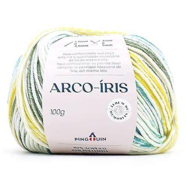 Imagem de Fio Arco-Íris Pingouin 100g - Coleção Álbum de Memórias, 9244 DEGRADÊ