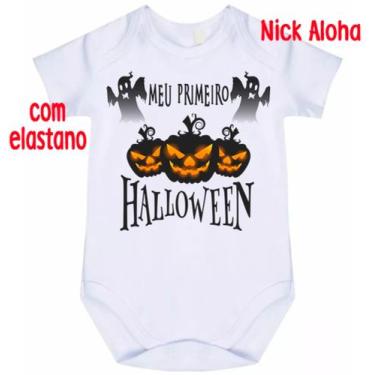 Imagem de body bebê meu primeiro halloween cód 1748 - nick aloha, Branco, M