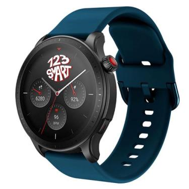 Imagem de Pulseira Silicone Colorida compatível com GTR4 GTR 4 A2166 / GTR 2 e 3