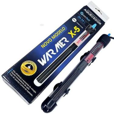 Imagem de Aquecedor com termostato 50w ocean tech aquários até 50l