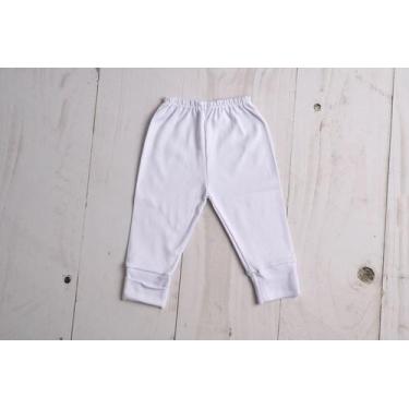 Imagem de Calça / Mijão Bebê / Culote Suedine Pé Reversível 100% Algodão - LETIC