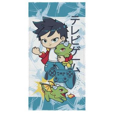 Imagem de Toalha Felpuda de Banho Estampada Anime - Lepper