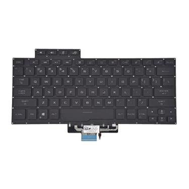 Imagem de Teclado de substituição para laptop ASUS ROG Zephyrus G14 GA401 GA401I GA401IV GA401Q GA401QM GA401U Series, Zephyrus G14 teclado de substituição com retroiluminação US Layout 8037B0169701