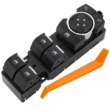 Imagem de ZAPOSTS Interruptor de janela elétrico serve para Ford Fusion 2013-2020, porta de controle lateral do motorista vidrios interruptor mestre OEM DG9Z14529AA, DWS1608, 1S14147, SW7339