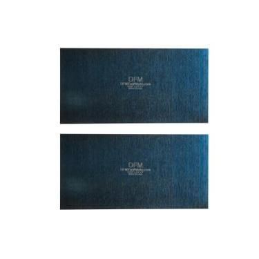 Imagem de Raspador de armário azul DFM Tool Works – Feito nos EUA – Conjuntos retangulares – Vários tamanhos e quantidades, 0.032" x 2.5" x 5"