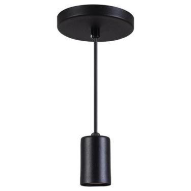 Imagem de Kit 10 Luminária Pendente Soquete Copinho Lustre Retrô Em Alumínio 110