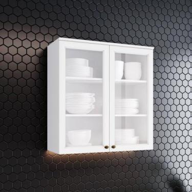 Imagem de Armário Aéreo 2 Portas 80cm Emily - Espresso Móveis