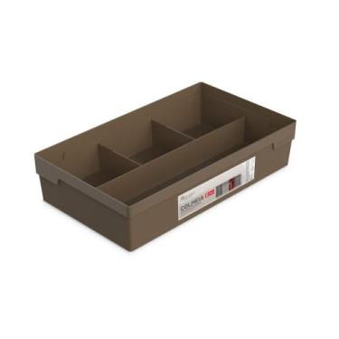 Imagem de Organizador Colmeia Plástico para Gaveta C80/4 Camurça - Ordene