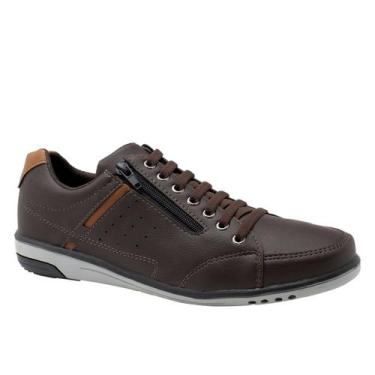 Imagem de Sapatenis Masculino Ziper Elastico Calce Facil Casual 750 - Starfox, C