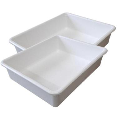 Imagem de Kit 2 Bandejas Plásticas Organizadora - Plastico Resistente - Renovar 