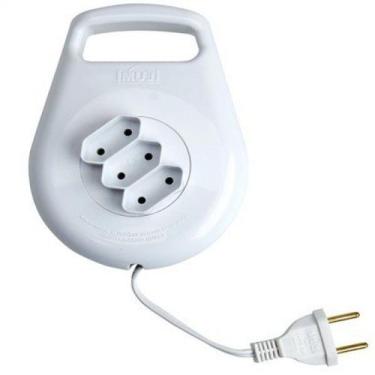 Imagem de Extensão Eletrica De Enrolar 5 Metros 2x0,75 Ilumi, Branca