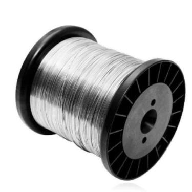 Imagem de Rolo Fio Arame Aço Inox 0,90 mm Para Cerca Elétrica 157m Industrial e 