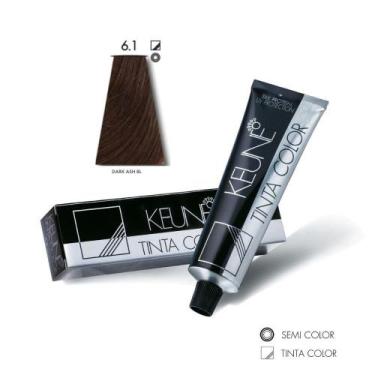 Imagem de Tinta Color Keune 6.1 Dark Ash Bl 60ml