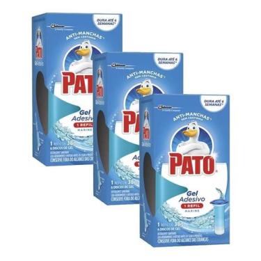 Imagem de Gel Adesivo Para Sanitários Pato Marine / Refil - 03, Gel adesivo Pato