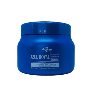 Imagem de Mascara Matizadora Mairibel Profissional 250g Escolha Cor, AZUL ROYAL