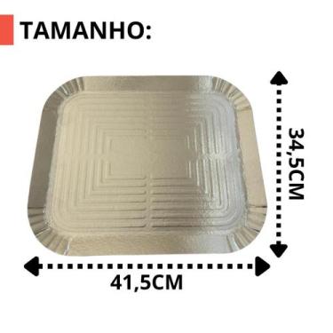 Imagem de Bandeja Laminada Para Bolo Torta Salgados Doces Brigadeiro Diversos Ta