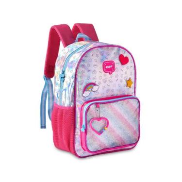 Imagem de Mochila Costas Holográfica Escolar Infantil Juvenil - Clio