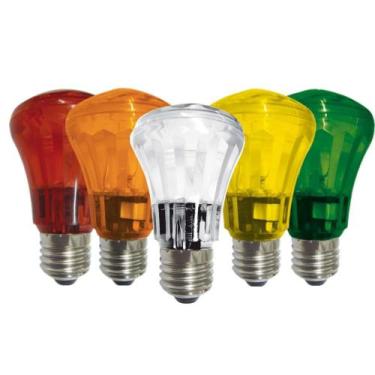Imagem de Kit 10 Lâmpadas Taschibra Strobe Flash Light 1W E27 Cores, Amarelo, 22