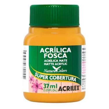 Imagem de Tinta acrilica fosca 37ml acrilex escolha a cor, 536 - AMARELO CADMIO
