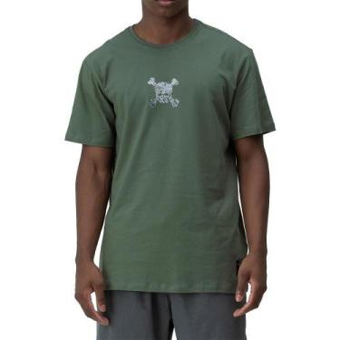 Imagem de Camiseta Oakley Back To Skull SM24 Masculino Surplus Green, Camarone, 