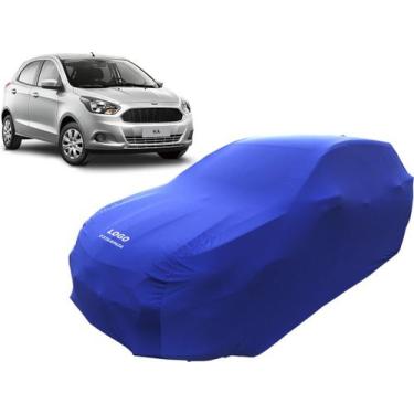 Imagem de Capa De Tecido P/ Proteger Carro Ford Ka Hatch - Mz, Azul