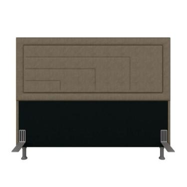 Imagem de Cabeceira Estofada Para Cama Queen Barcelona Capuccino - M. Arapongas 